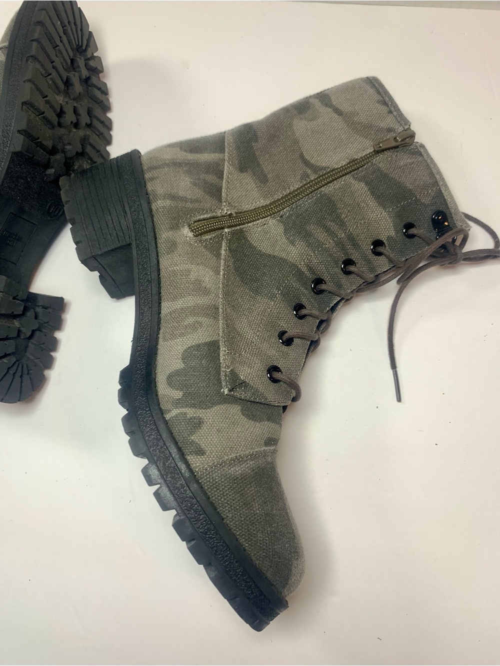 Camo Ankle Boots